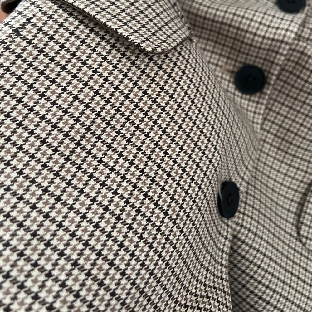 Helsa plaid curve jacket M - Picture 10 of 13